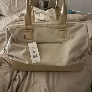 BEIS Weekender Bag in Beige